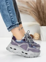 Pantofi Sport Dama din piele naturala HY2926-1 BLUE | FRANCO GERARDO