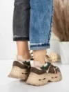 Pantofi Sport Dama din piele naturala HY2926-1 GREEN | FRANCO GERARDO