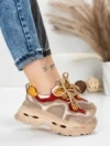 Pantofi Sport Dama din piele naturala HY2926-1 RED | FRANCO GERARDO