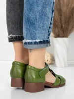 Sandale Dama din piele naturala 1171 GREEN | FORMATIONE
