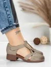 Sandale Dama din piele naturala 1171 GREY | FORMATIONE