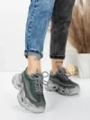 Pantofi Sport Dama din piele naturala HY6376 GREEN | FRANCO GERARDO