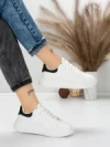 Sneakers Dama 8923 WHITE-BLACK | MEI