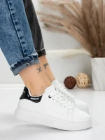 Sneakers Dama 2307 WHITE-BLACK | MEI