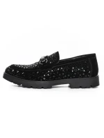 Mocasini Barbati din piele naturala 5NXE78 BLACK | EXCENTRIC SHOES