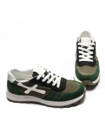 Pantofi Sport Barbati din piele naturala 8513 GREEN | ADVANCER