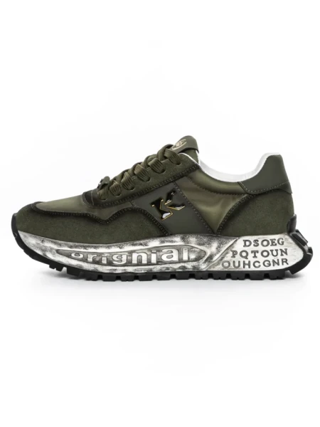 Pantofi Sport Barbati din piele naturala 2750 GREEN | ADVANCER