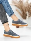 Pantofi Sport Dama din piele naturala 2501-1 GREY | ADVANCER
