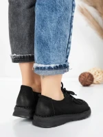 Pantofi Casual Dama din piele naturala 8887 BLACK | FORMATIONE
