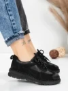 Pantofi Casual Dama din piele naturala 886 BLACK | FRANCO GERARDO