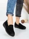 Pantofi Casual Dama din piele naturala 2557 BLACK | FORMATIONE