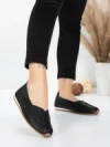 Balerini Dama din piele naturala 5001-1 BLACK | FORMATIONE