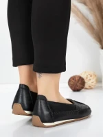 Balerini Dama din piele naturala 5001-1 BLACK | FORMATIONE