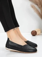 Balerini Dama din piele naturala 5001-1 BLACK | FORMATIONE