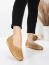Balerini Dama din piele naturala 5001-1 APRICOT | FORMATIONE