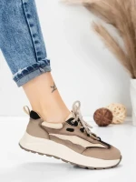 Pantofi Sport Dama din piele naturala 773 BLACK | FRANCO GERARDO