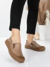 Pantofi Casual Dama din piele naturala 665 APRICOT | ADVANCER