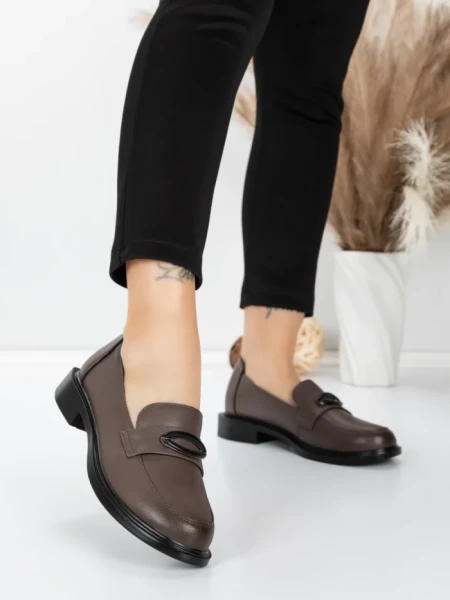 Pantofi Casual Dama din piele naturala 11520-176 APRICOT | ADVANCER