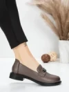 Pantofi Casual Dama din piele naturala 11520-176 APRICOT | ADVANCER
