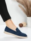Pantofi Casual Dama din piele naturala 81980-2 DARK BLUE | ADVANCER