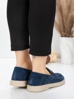 Pantofi Casual Dama din piele naturala 81980-2 DARK BLUE | ADVANCER