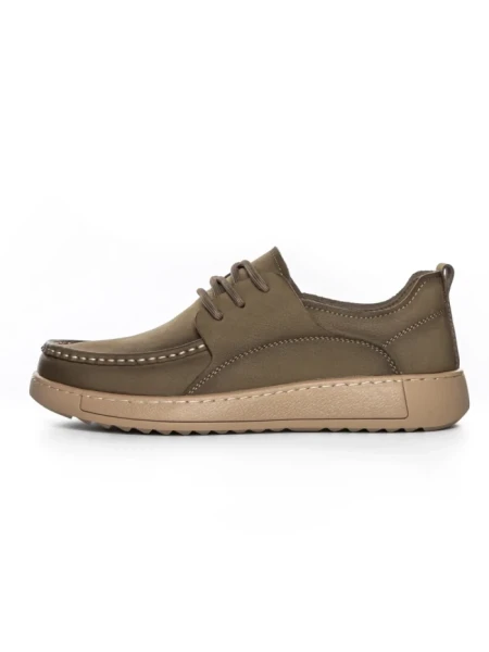 Mocasini Barbati din piele naturala A90007 KHAKI | ADVANCER
