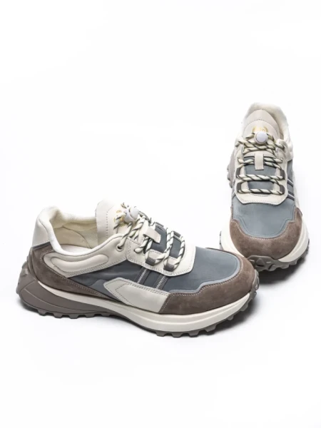 Pantofi Sport Barbati din piele naturala 20676 GREY | ADVANCER