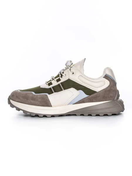 Pantofi Sport Barbati din piele naturala 20676 GREEN | ADVANCER