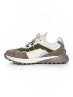Pantofi Sport Barbati din piele naturala 20676 GREEN | ADVANCER