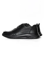Pantofi Casual Barbati din piele naturala 929105 BLACK | ADVANCER