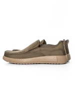 Mocasini Barbati din piele naturala A90006 KHAKI | ADVANCER