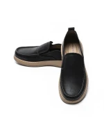 Mocasini Barbati din piele naturala A90006 BLACK | ADVANCER