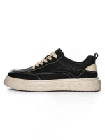 Pantofi Sport Barbati din piele naturala A18008 BLACK | ADVANCER