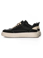 Pantofi Sport Barbati din piele naturala A18008 BLACK | ADVANCER