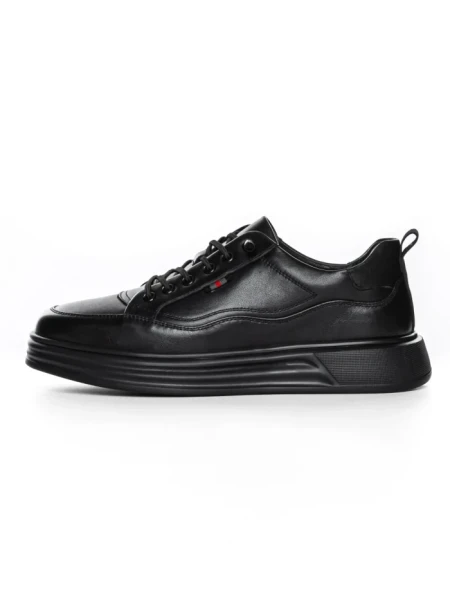 Pantofi Sport Barbati din piele naturala W27017 BLACK | ADVANCER