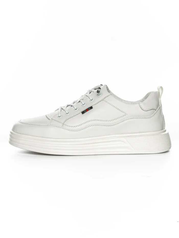 Pantofi Sport Barbati din piele naturala W27017 WHITE | ADVANCER