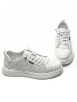 Pantofi Sport Barbati din piele naturala W27017 WHITE | ADVANCER