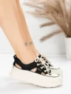Pantofi Sport Dama din piele naturala 70136X BLACK | ADVANCER