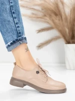 Pantofi Casual Dama din piele naturala 5211507 APRICOT | ADVANCER