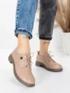 Pantofi Casual Dama din piele naturala 5211507 APRICOT | ADVANCER