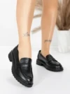 Pantofi Casual Dama din piele naturala 5729501 BLACK | ADVANCER