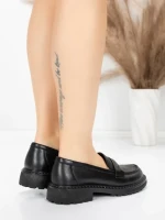 Pantofi Casual Dama din piele naturala 5729501 BLACK | ADVANCER