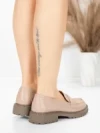 Pantofi Casual Dama din piele naturala 5729501 APRICOT | ADVANCER