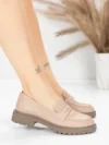 Pantofi Casual Dama din piele naturala 5729501 APRICOT | ADVANCER
