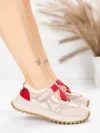 Pantofi Sport Dama din piele naturala KM3906 RED | ADVANCER