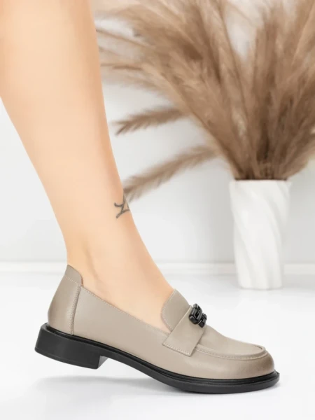 Pantofi Casual Dama din piele naturala 11520-120 GREY | ADVANCER