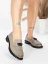 Pantofi Casual Dama din piele naturala 11520-120 GREY | ADVANCER