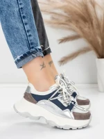 Pantofi Sport Dama din piele naturala 5A617 BLUE | ADVANCER