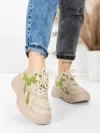Pantofi Sport Dama din piele naturala 8255 GREEN | ADVANCER