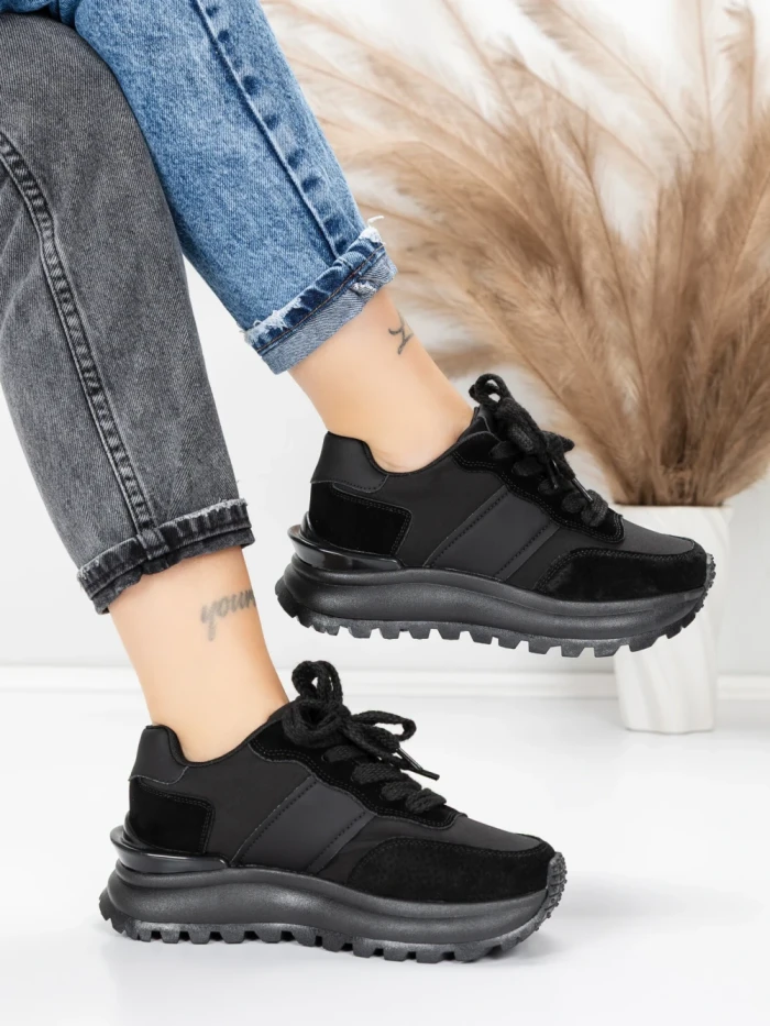 Sneakers Dama 5WL117 BLACK | MEI